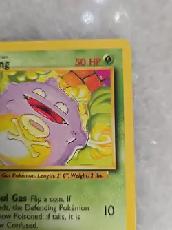Koffing Base Set Shadowless Pokemon Card 51/102 NM - Image 3