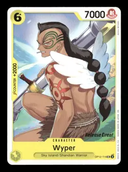 Wyper UC Legacy of the Master Release Event Cards OP12-114 NM - Image 1
