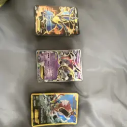 Pokemon TCG Gyarados GX, Mewtwo GX Foil Card Lot - 3 English Cards - Image 1