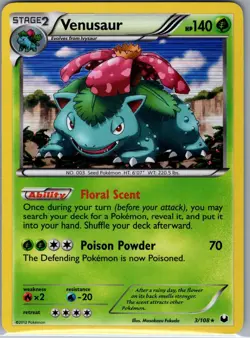 Venusaur 3/108 Holo Dark Explorers - Pokemon Card - NM - Image 1