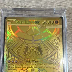 Pokemon Mega Zygarde EX Gold Secret Rare Full Art Holo Card 124/088 - Image 2