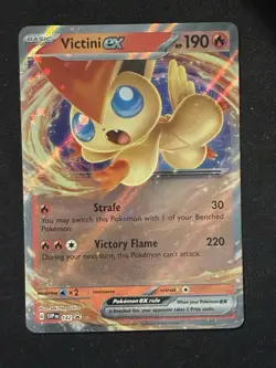 ✨🔥 Victini EX 142 Holo – Scarlet & Violet Promo Pokemon Card 🌟 Rare! ⚡ - Image 1