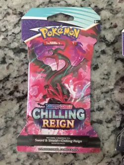 ⭐⭐⭐ Pokemon TCG: Sword & Shield - Chilling Reign Game Card Booster ( 5 Pack ) - Image 2