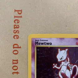 Pokemon TCG Base Set Mewtwo Holo Card 10/102 Unlimited Rare LP/NM Vintage - Image 3