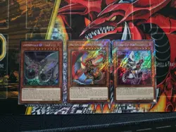 Yugioh! Platinum Secret Rare Cards, 3 Total Cards. Rarity Collection 4 Stampede - Image 1