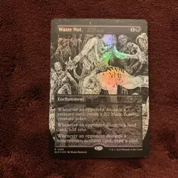 Waste Not Secret Lair Drop Foil 1299 NM+ Unplayed Magic The Gathering MTG Card - Image 1