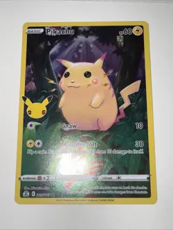 Pokemon Pikachu TCG Celebrations Card 005/025 25th Anniversary - Image 2