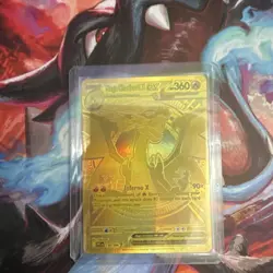 Mega Charizard X EX Gold Foil Ultra Rare Full Art Pokemon Card 360 HP - Image 3