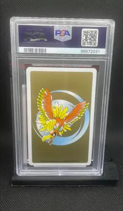 2000 Pokemon Gold Version Poker Playing Cards Meganium 7 Of Clubs PSA GEM MT 10 - Image 3