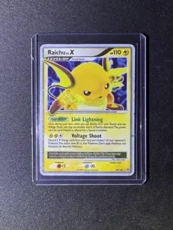 Pokemon Raichu LV.X Stormfront Ultra Rare Holo 99/100 Level Up 2008 TCG Card - Image 1
