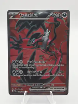Yveltal Ex 105/88 Full Art Ultra Rare Perfect Order Pokemon Card EN - Image 1