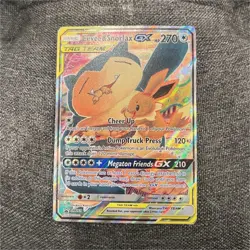 Pokemon Eevee & Snorlax GX SM169 TAG TEAM Promo Holo Card English - Image 1