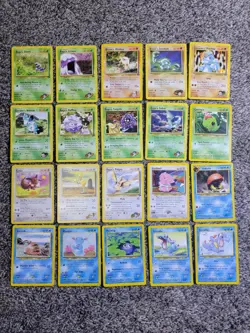 20 Bulk Vintage Pokemon Cards from Jungle, Gym Challenge, and Neo Gen Sets WOTC - Image 1