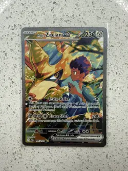 Pokemon TCG Hop's Zacian EX Card 186/159 - Image 1