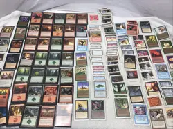 Mixed Lot Of 150+ Vintage 1990s-2007 Magic The Gathering Playing Cards - Image 1