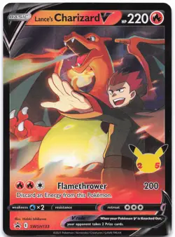SWSH: Sword & Shield Promo Cards #SWSH133 Lance's Charizard V - Image 1