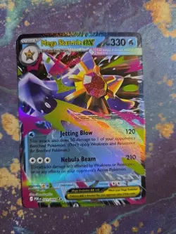 Mega Starmie EX 021/088 Perfect Order Holo Rare Pokemon Card NM - Image 1