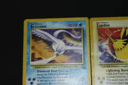 Pokemon Card Lot MP-HP Articuno 22, Zapdos 23, & Moltres 21 Black Star Promos - Image 3