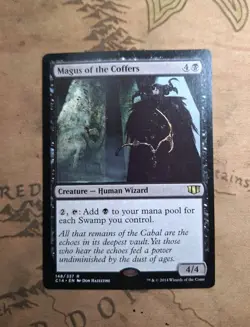 Magus of the Coffers Commander 2014 Rare MTG Card 148/337 MP Free Shipping - Image 3