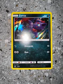 Pokemon TCG Cards Zorua SM83 Black Star Promo Holo NM - Image 3