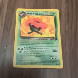Pokemon Dark Vileplume Team Rocket Card 30/82 Non-Holo + Dark Gloom & Oddish set - Image 2