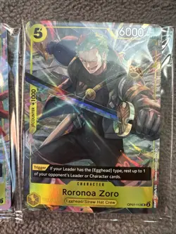 One Piece TCG Luffy Zoro OP07-109/113 Illustration Vol. 3 Promo Cards *SEALED* - Image 3