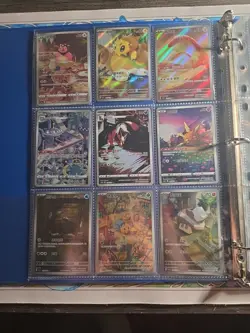 Pokemon Card Lot Binder V/VMAX IR Hits Ex 180 Cards NM Full Art - Image 2