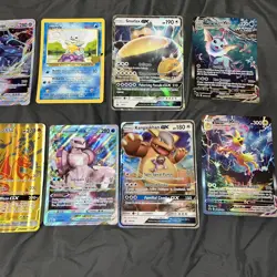 Pokemon Jumbo Oversized Card Lot Of 10 DAMAMGED Charizard Vaporeon Jolteon - Image 3