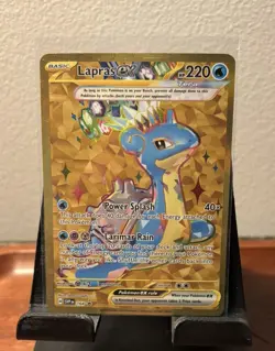 Pokemon TCG Lapras EX 164 Black Star Promo Trading Card Near Mint Condition - Image 1