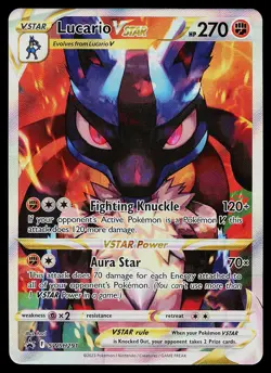 Pokemon Card - Lucario VSTAR Sword & Shield Promo SWSH291 Holo - Image 1
