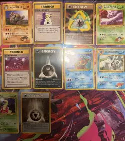 1990s Vintage Japanese Pokemon Card Lot Holo LP/NM - Image 4