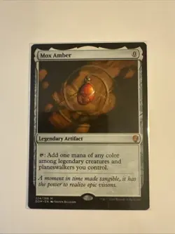 Mox Amber Dominaria Magic the Gathering Card Near Mint Condition - Image 1