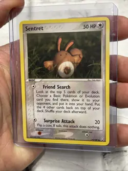 Pokemon Card Sentret 75/109 NON HOLO EX Team Rocket Returns Common NM/MT Vintage - Image 2