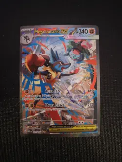 Mega Lucario ex 179/132 SIR Alt Art Mega Evolution MEG EN Pokemon Card Raw NM - Image 3