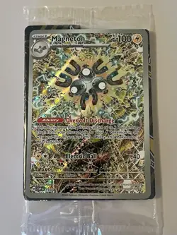 Pokemon TCG Magneton SVP 159 Surging Sparks ETB Black Star Promo Card SEALED - Image 1