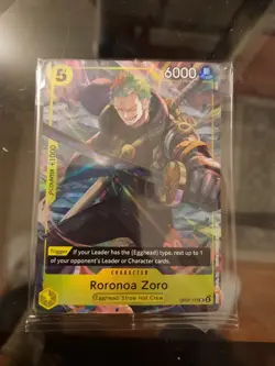 One Piece Promo Cards Monkey D Luffy & Roronoa Zoro OP12 Illus. Box 3 Sealed - Image 3