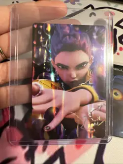 McDonalds K-pop Demon Hunters Huntrix Photocard - Rumi & Unused Derpy Code Card - Image 2