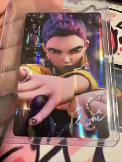 McDonalds K-pop Demon Hunters Huntrix Photocard - Rumi & Unused Derpy Code Card - Image 3