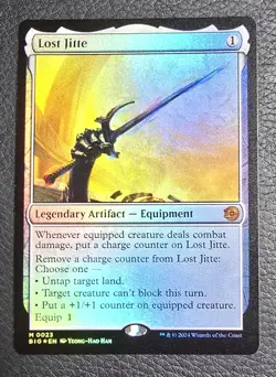 Lost Jitte Outlaws of Thunder Junction: the Big Score Foil MTG Magic NM Card - Image 1