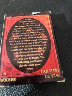 Magic the Gathering Deckmaster WOC 6100 1995 opened, never played vintage - Image 3