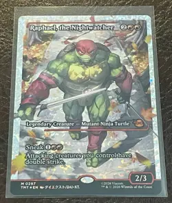 Raphael, The Nightwatcher 297 MTG: Teenage Mutant Ninja Turtles - Fracture Foil - Image 2