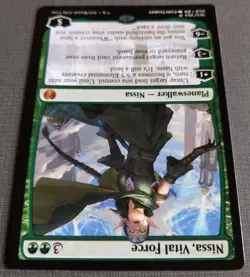 MTG Nissa, Vital Force NM Kaladesh Mythic Planeswalker - Image 2