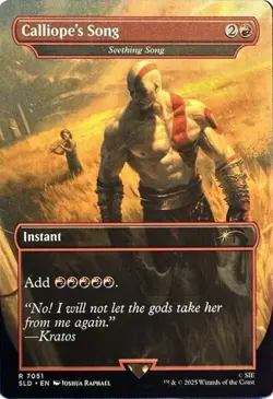 MTG Calliope's Song - Seething Song, NM-Mint, English Secret Lair Drop Series - Image 1