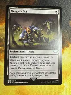 MTG Nurgle's Rot - Warhammer 40,000 045/168 Near Mint Regular Uncommon - Image 1