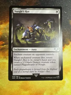 MTG Nurgle's Rot - Warhammer 40,000 045/168 Near Mint Regular Uncommon - Image 3