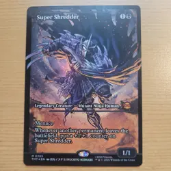 2026 MTG Teenage Mutant Ninja Turtles Super Shredder Showcase - NM Foil - Image 1