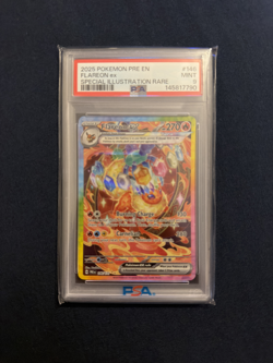 POKEMON PSA 9 2025 EN FLAREON EX PRISMATIC EVOLUTIONS SIR 146/131 - Image 1