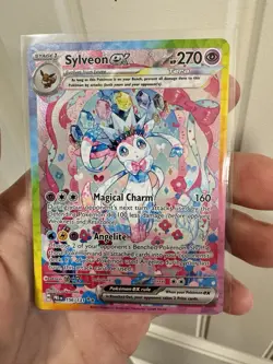 Pokemon Sylveon EX 156/131 Sv: Prismatic Evolutions SIR NM Near Mint - Image 1
