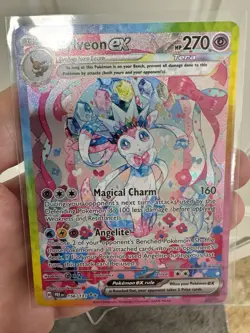 Pokemon Sylveon EX 156/131 Sv: Prismatic Evolutions SIR NM Near Mint - Image 2