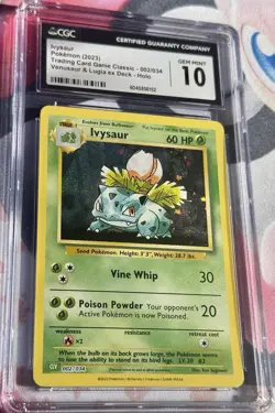 Ivysaur 002/034 CLV Classic Collection Venusaur Lugia Deck Pokemon CGC 10 💎 - Image 1